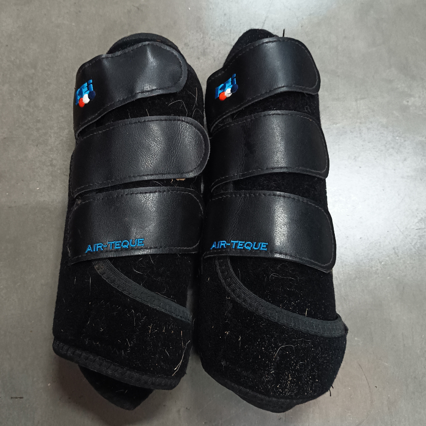 SECOND HAND PREMIER EQUINE SPORT MEDICINE BOOTS (SET OF 4) BLACK LARGE