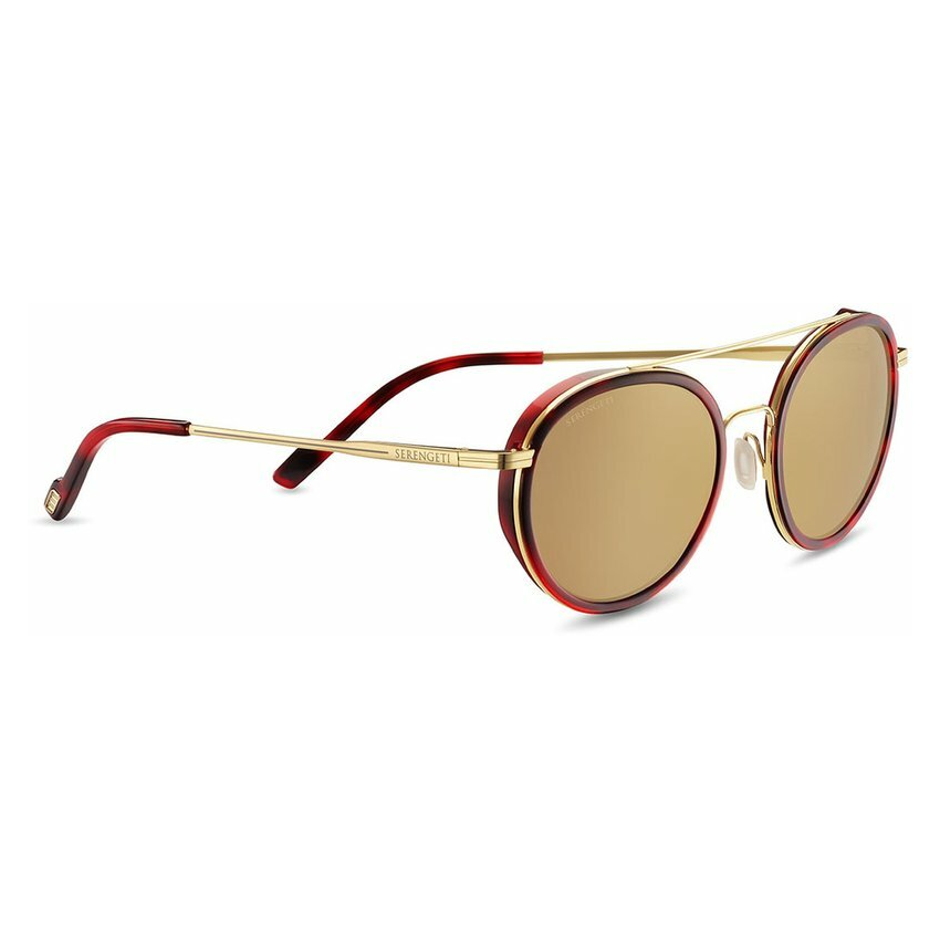 SERENGETI GEARY BOLD GOLD RED STREAKY ACETATE – Riders Saddlery